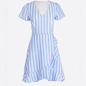 J. Crew Blue and White Dress
